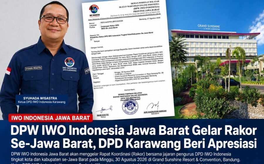 Perkuat Konsolidasi, IWO Indonesia Jabar Undang DPD se-Jawa Barat