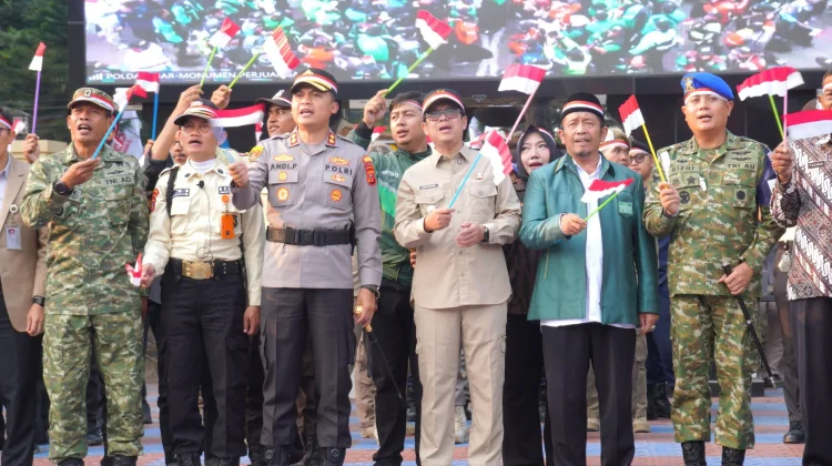 Polres Subang Gelar Apel Kebangsaan, 250 Peserta Ikut Jaga Persatuan